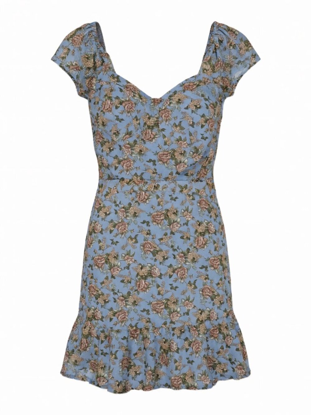 Lily Rose Women's Floral Dress XL Blue